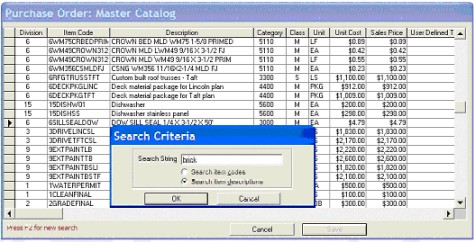 Master Catalog